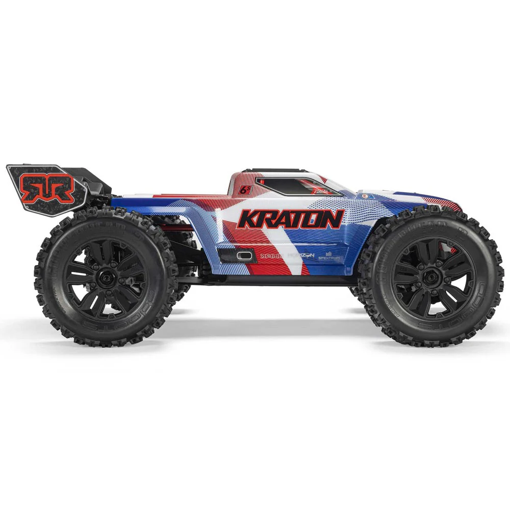 Arrma Kraton 6S BLX 4X4 1/8 Speed Monster Truck RTR Blue/Red ARA8608V6T4 - Image 8