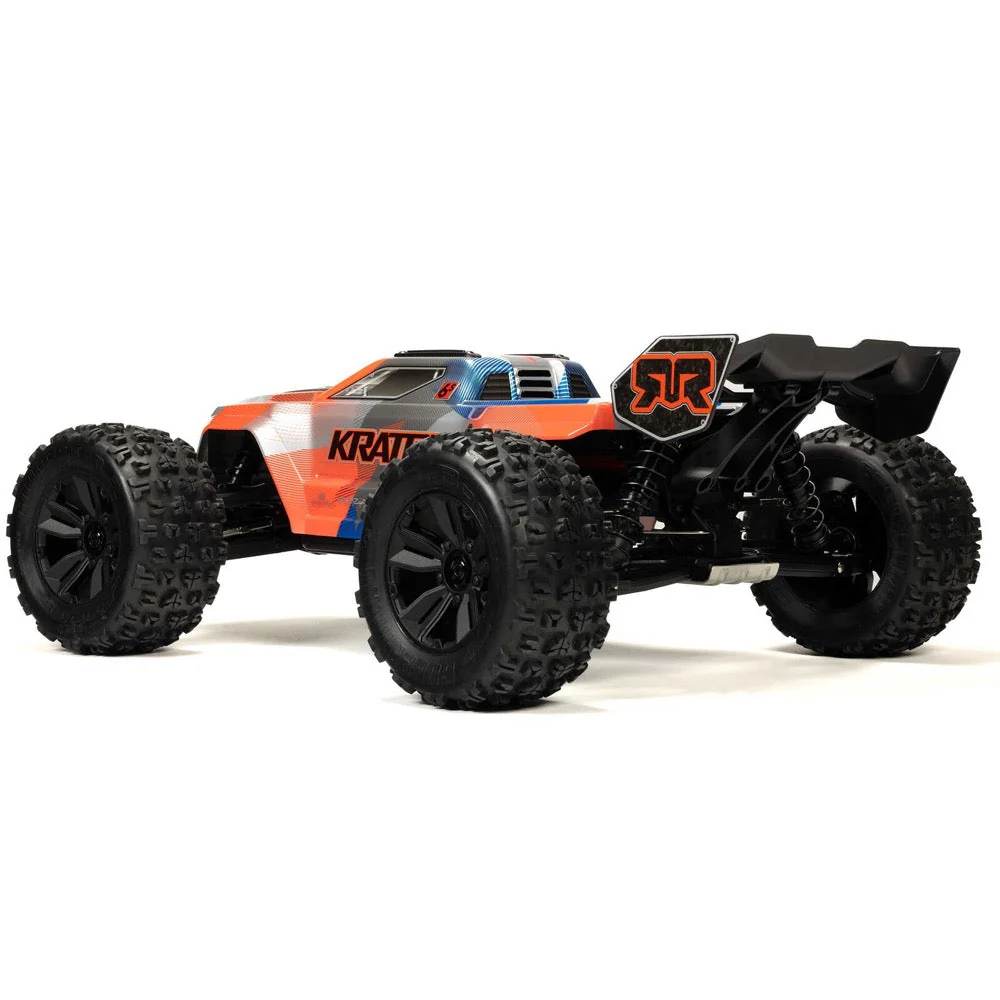 Arrma Kraton 6S BLX 4X4 1/8 Speed Monster Truck RTR Orange/Blue ARA8608V6T1 - Image 2