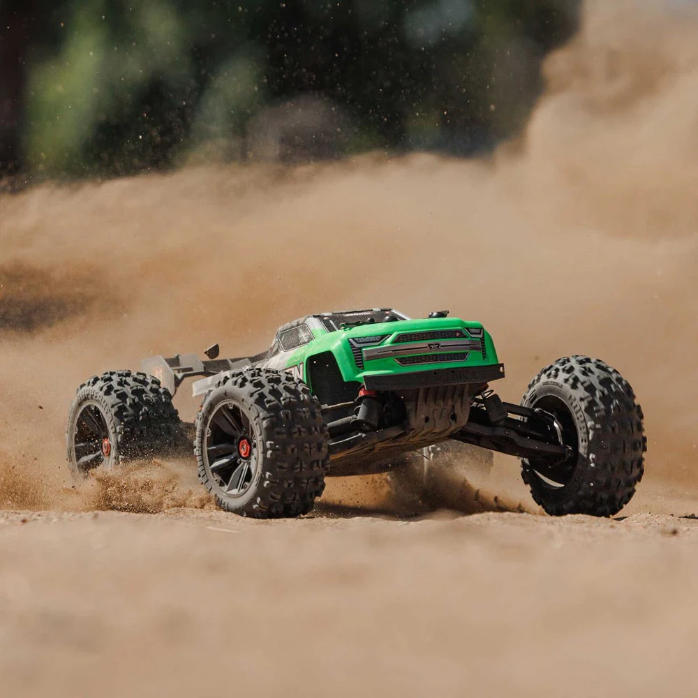 Arrma Kraton V2 4X4 BLX 4S RC Speed Monster Truck Green ARA4408V2T4 - Image 6