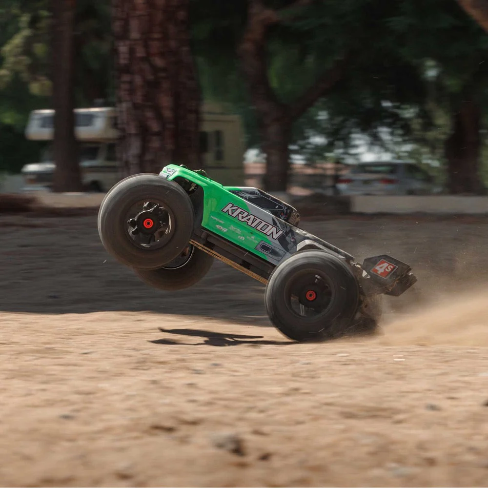 Arrma Kraton V2 4X4 BLX 4S RC Speed Monster Truck Green ARA4408V2T4 - Image 7