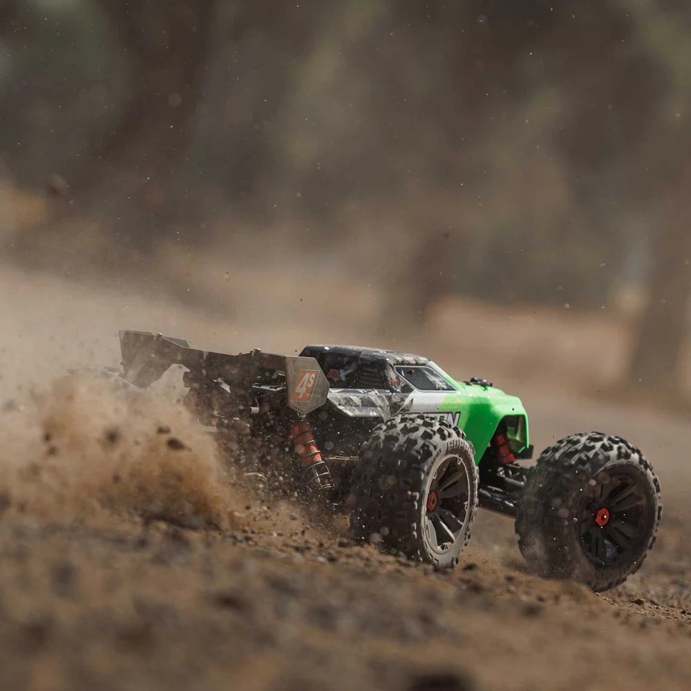 Arrma Kraton V2 4X4 BLX 4S RC Speed Monster Truck Green ARA4408V2T4 - Image 8