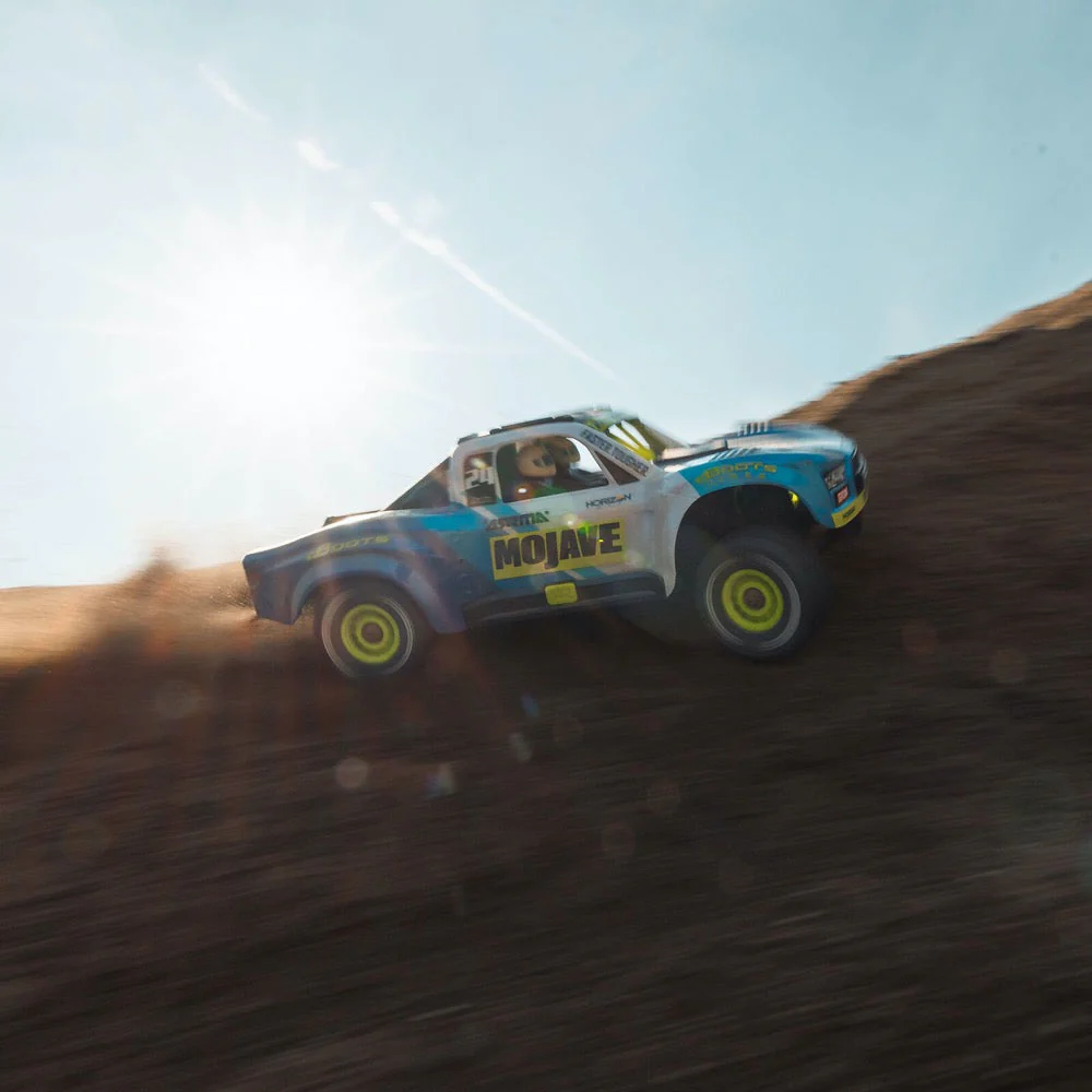 Arrma Mojave Grom 1/18 4x4 RC Desert Truck (Blue/White) ARA2104T2 - Image 17