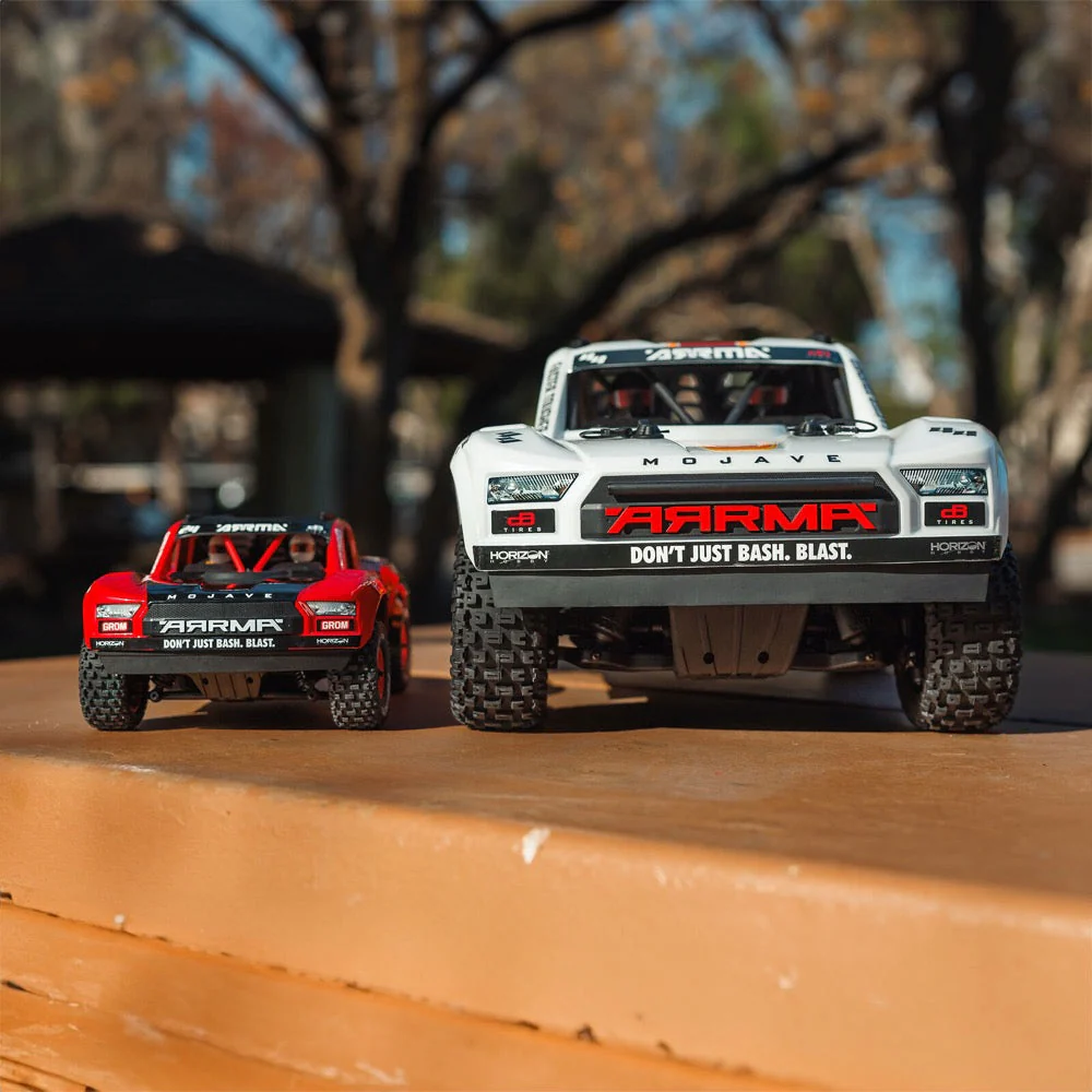 Arrma Mojave Grom 1/18 4x4 RC Desert Truck (Blue/White) ARA2104T2 - Image 3