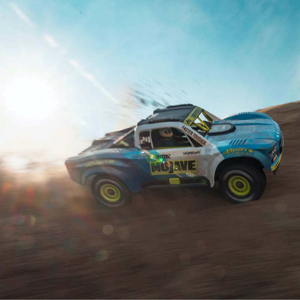 Arrma Mojave Grom 1/18 4x4 RC Desert Truck (Blue/White) ARA2104T2 - Image 34