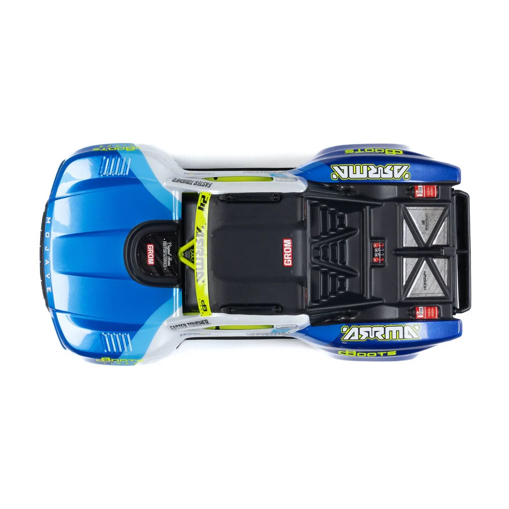 Arrma Mojave Grom 1/18 4x4 RC Desert Truck (Blue/White) ARA2104T2 - Image 4