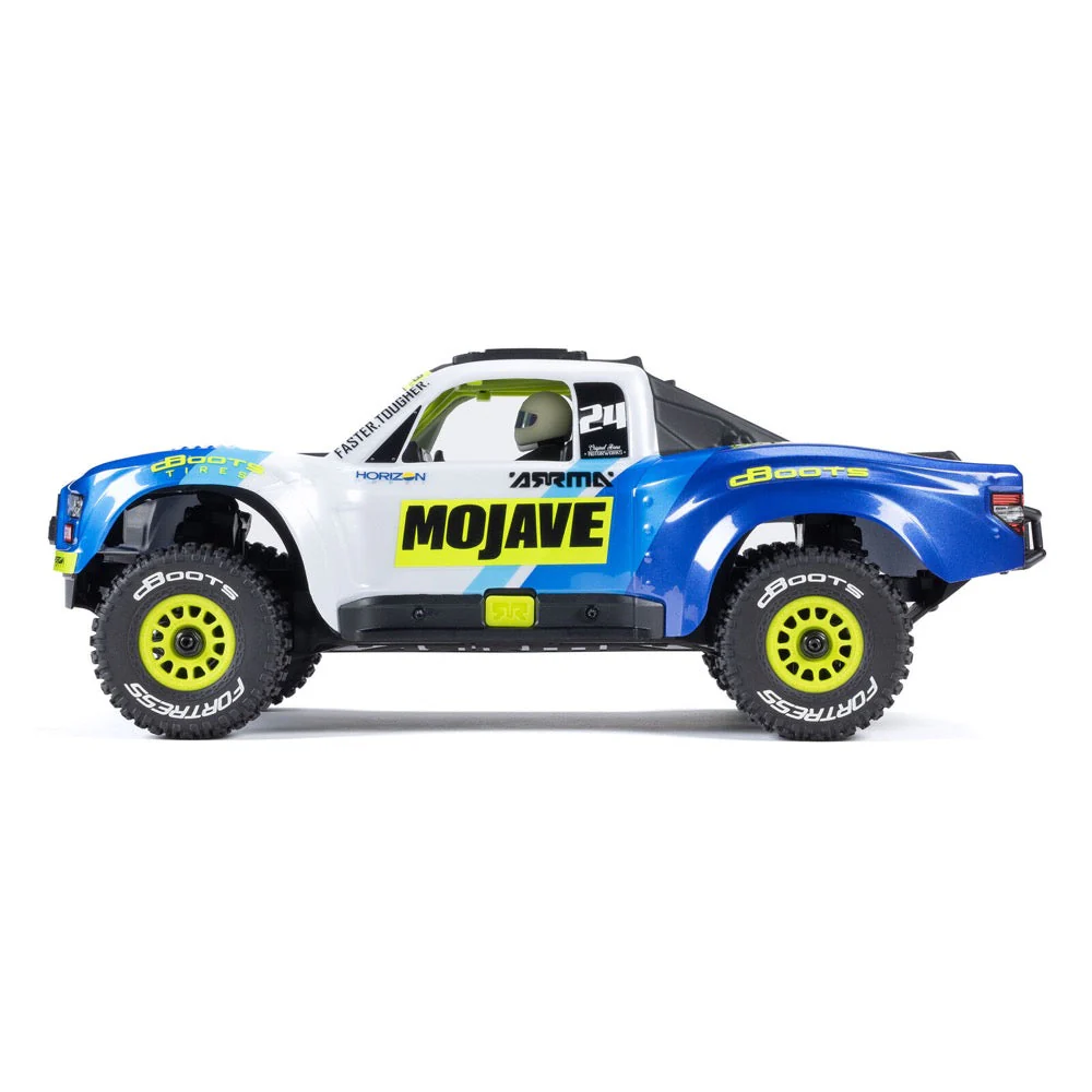 Arrma Mojave Grom 1/18 4x4 RC Desert Truck (Blue/White) ARA2104T2 - Image 6