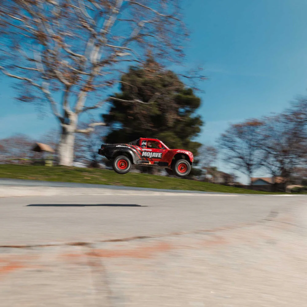 Arrma Mojave Grom 1/18 4x4 RC Desert Truck (Red/Black) ARA2104T1 - Image 21