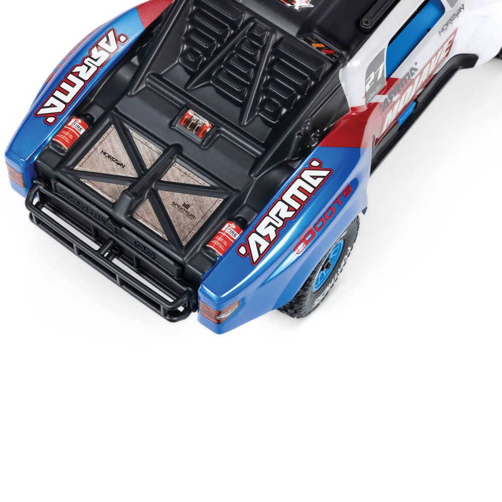 Arrma Mojave Grom 223S 1/18 Brushless 4x4 RC Desert Truck (White) ARA2304ST2 - Image 9