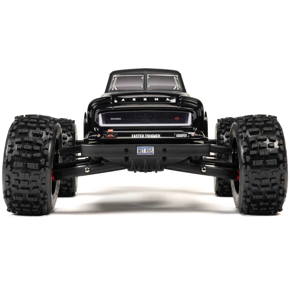 Arrma Notorious 6S BLX 4X4 1/8 Stunt Truck RTR Black ARA8611V6T1 - Image 3