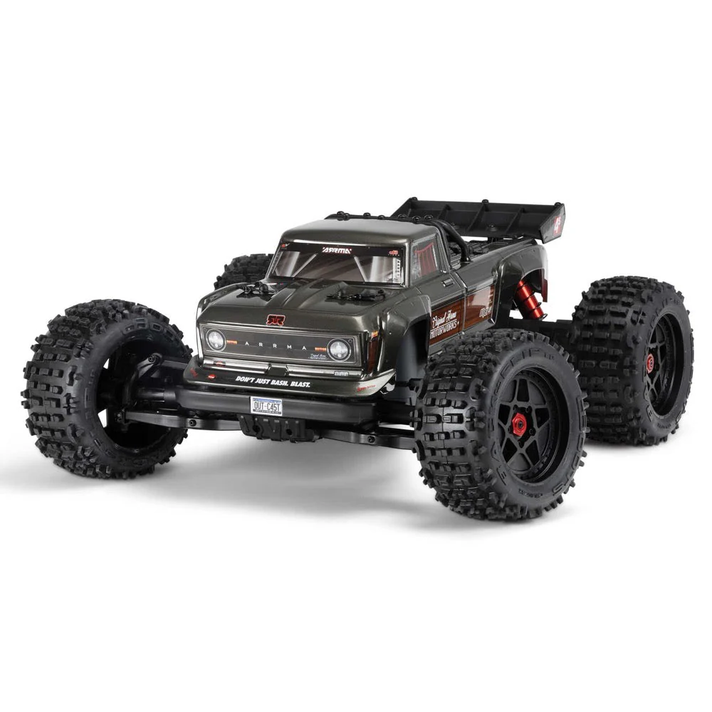 Arrma Outcast V2 4X4 BLX 4S RC Stunt Truck Gunmetal ARA4410V2T3