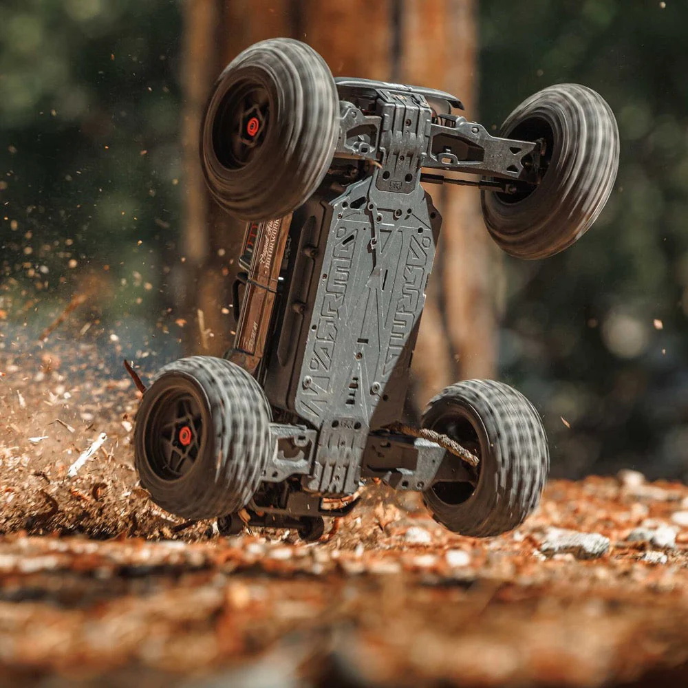 Arrma Outcast V2 4X4 BLX 4S RC Stunt Truck Gunmetal ARA4410V2T3 - Image 23