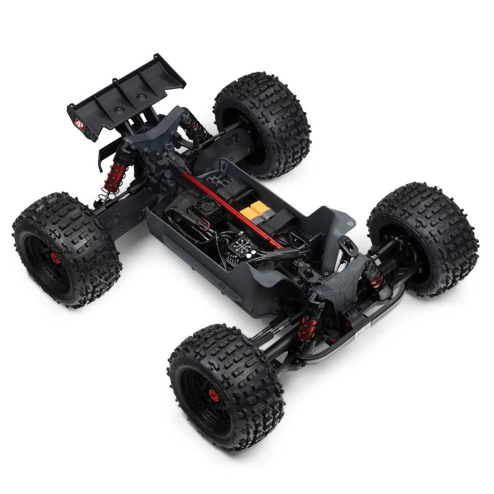 Arrma Outcast V2 4X4 BLX 4S RC Stunt Truck Gunmetal ARA4410V2T3 - Image 7