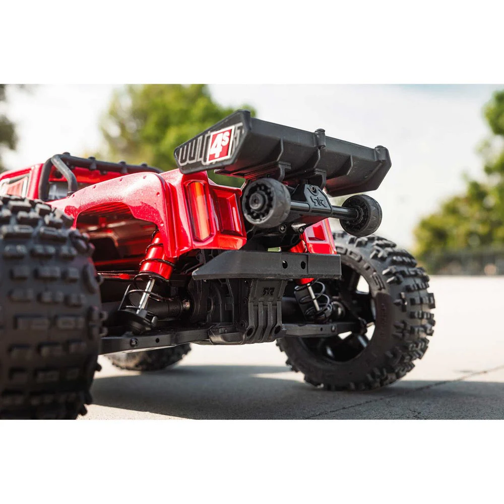 Arrma Outcast V2 4X4 BLX 4S RC Stunt Truck Red ARA4410V2T4 - Image 10