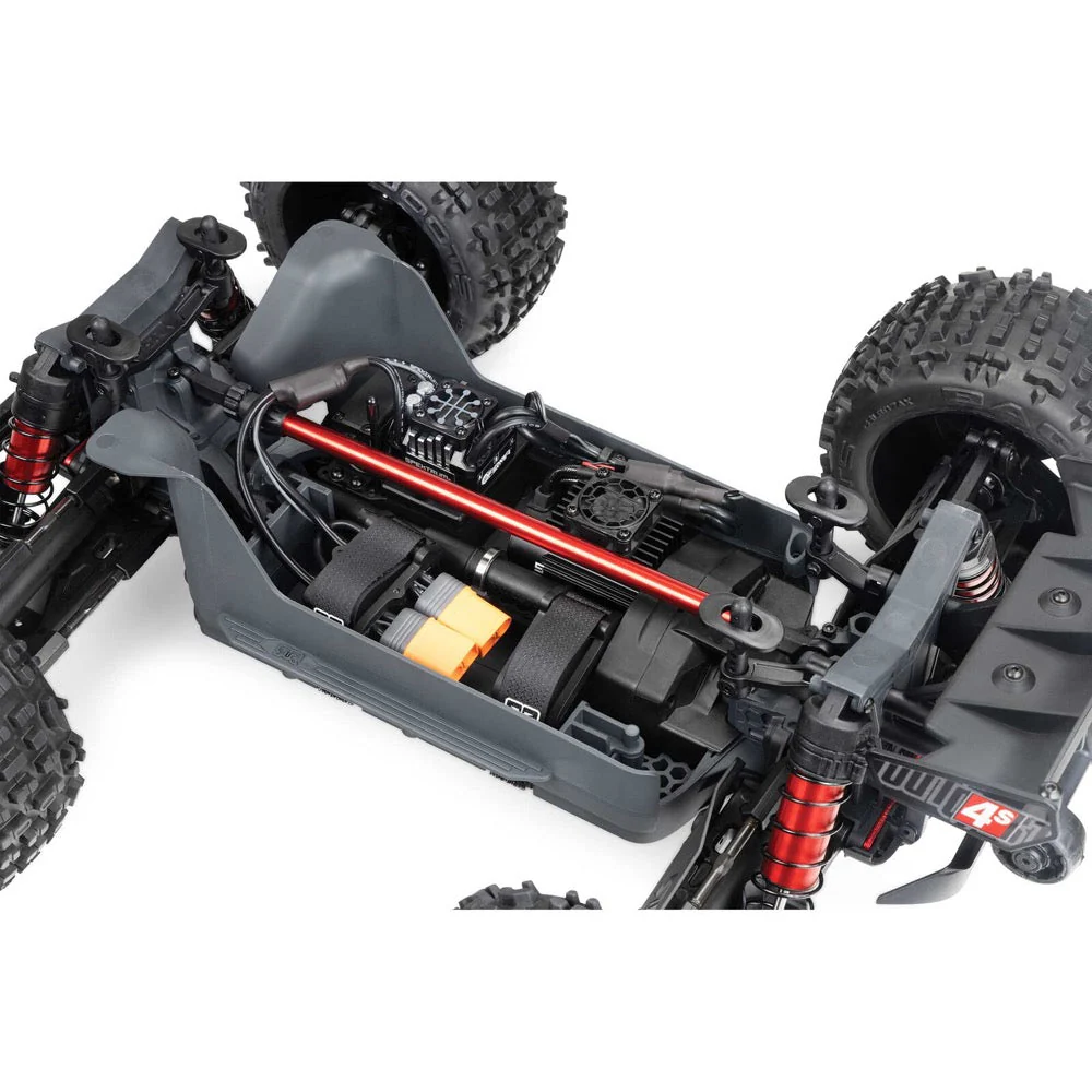 Arrma Outcast V2 4X4 BLX 4S RC Stunt Truck Red ARA4410V2T4 - Image 16