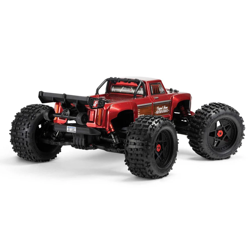 Arrma Outcast V2 4X4 BLX 4S RC Stunt Truck Red ARA4410V2T4 - Image 3