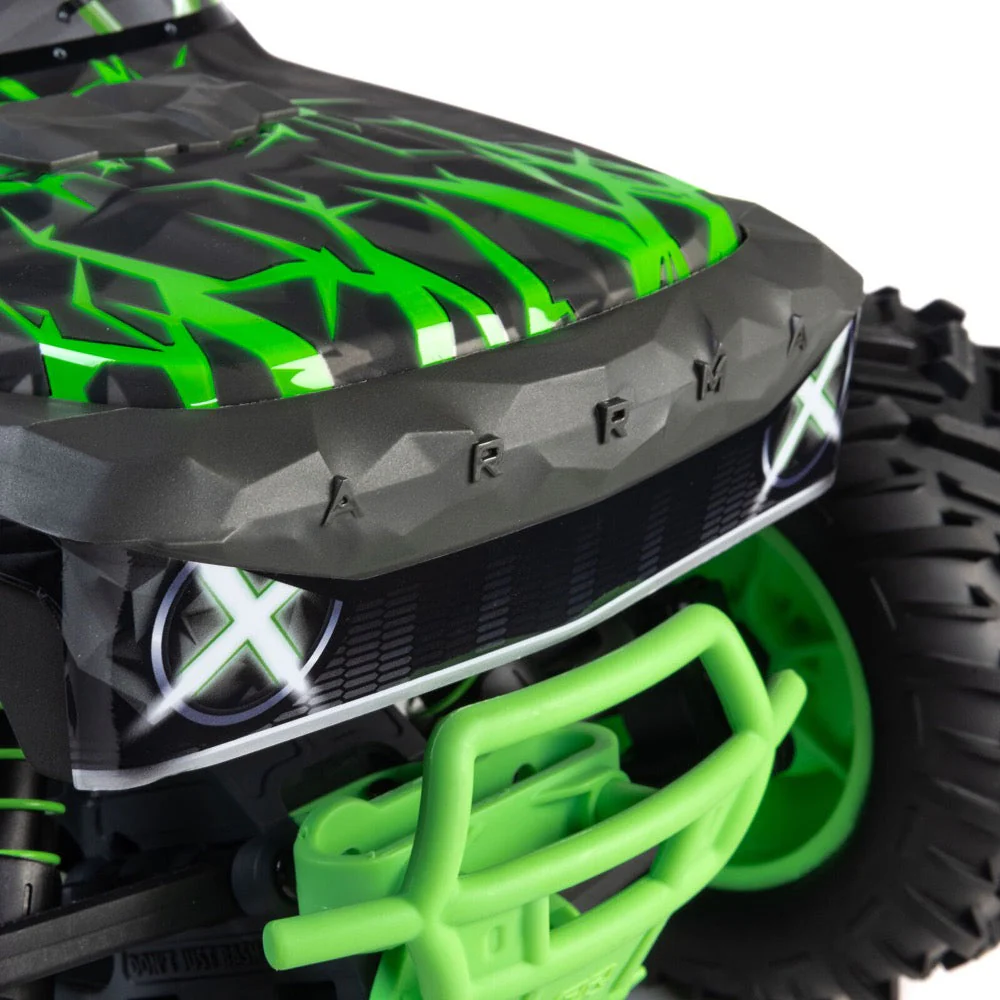 Arrma Quake 223S BLX DSC 1/10 2WD Monster Truck (Green) ARA3537T2 - Image 9