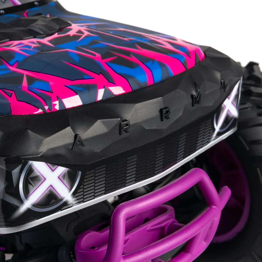 Arrma Quake 223S BLX DSC 1/10 2WD Monster Truck (Purple) ARA3537T3 - Image 10