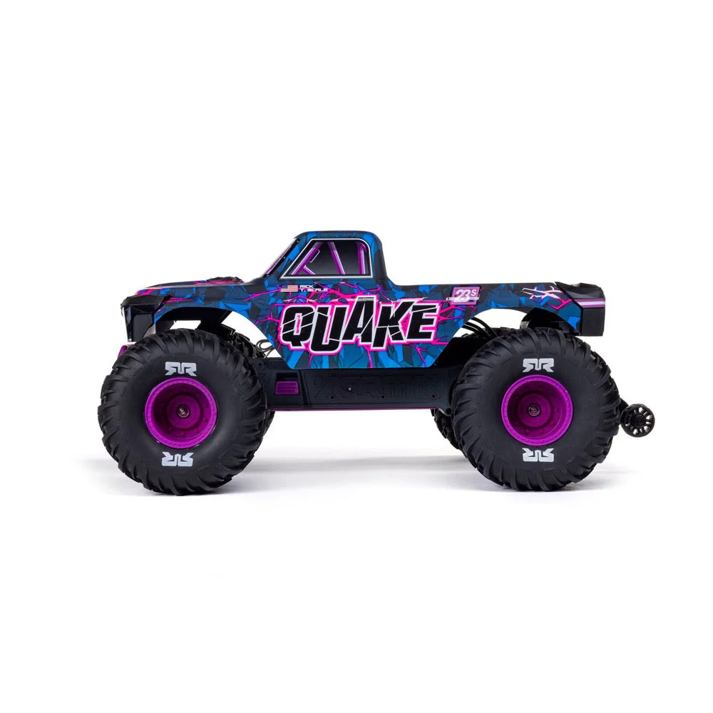 Arrma Quake 223S BLX DSC 1/10 2WD Monster Truck (Purple) ARA3537T3 - Image 2
