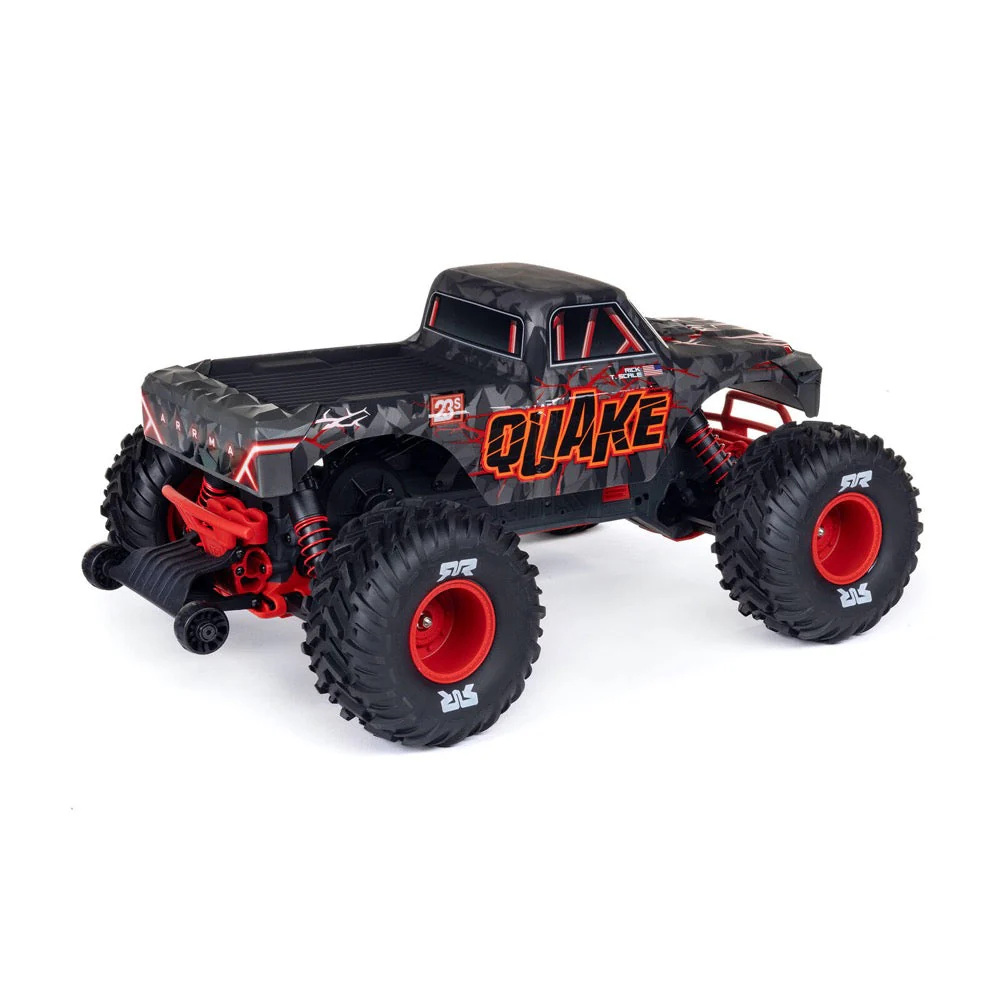 Arrma Quake 223S BLX DSC 1/10 2WD Monster Truck (Red) ARA3537T1 - Image 2
