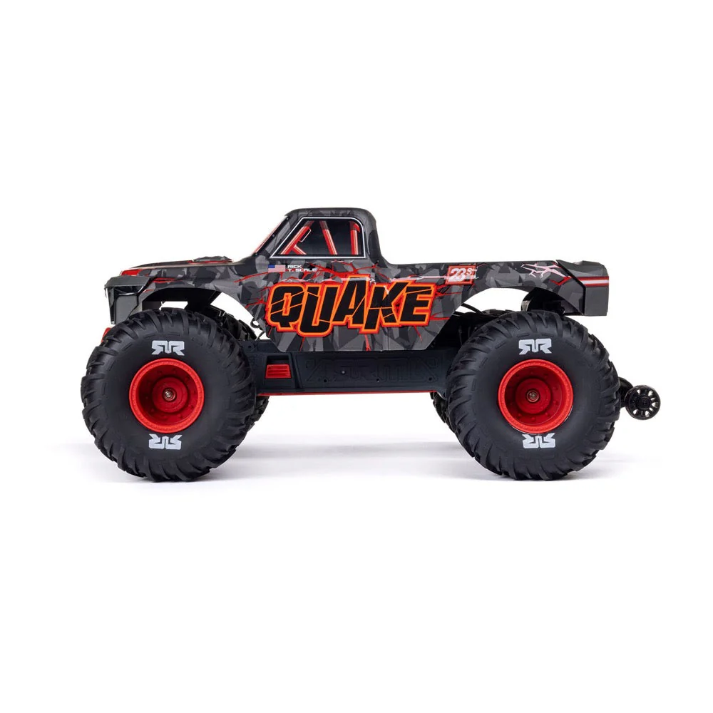 Arrma Quake 223S BLX DSC 1/10 2WD Monster Truck (Red) ARA3537T1 - Image 3