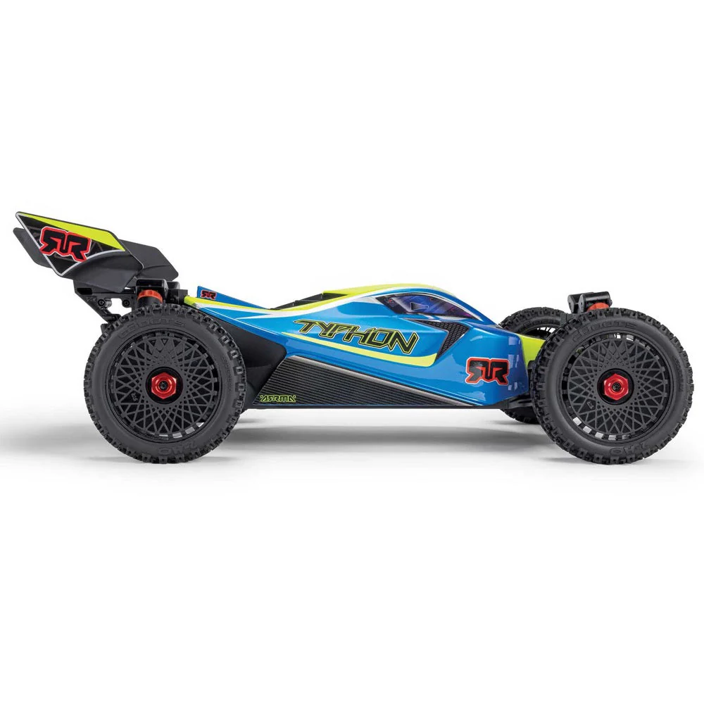 Arrma Typhon 223S DSC 4X4 BLX 1/8 RC Buggy RTR Blue/Yellow ARA4306V4T4 - Image 7