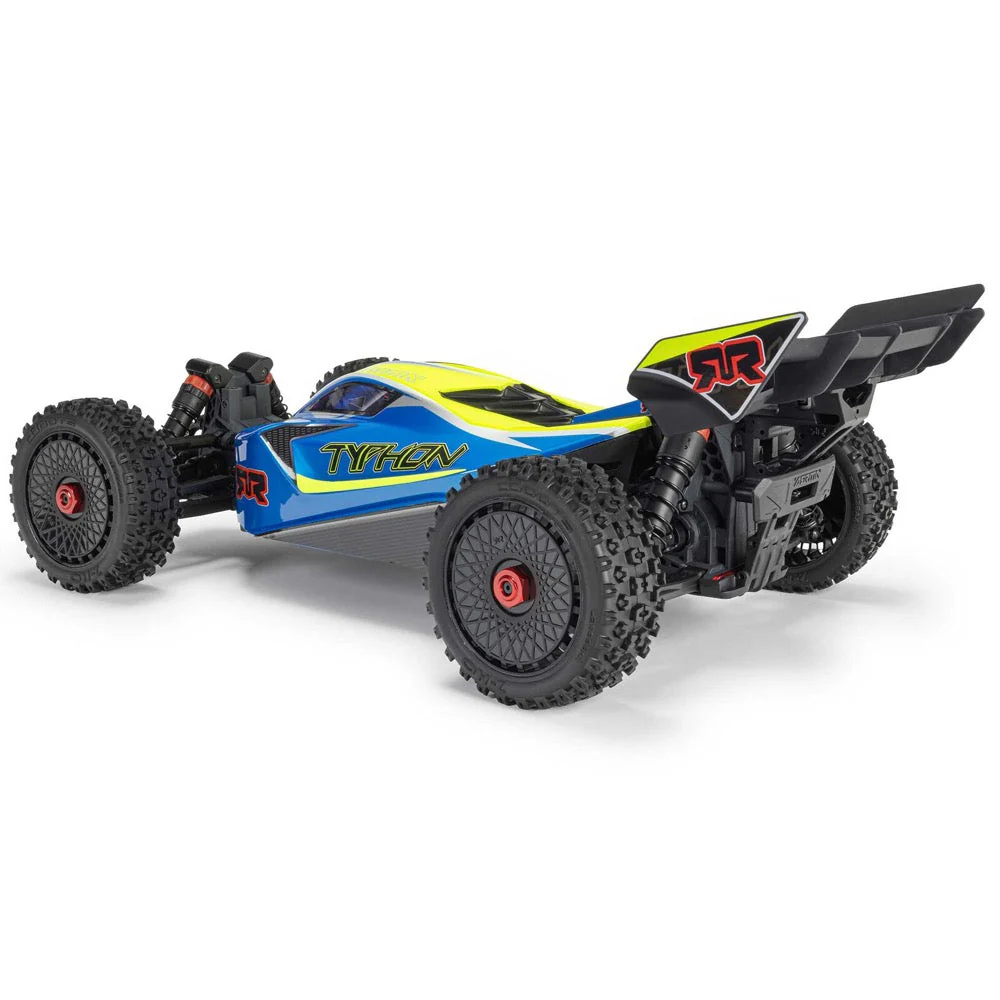 Arrma Typhon 223S DSC 4X4 BLX 1/8 RC Buggy RTR Blue/Yellow ARA4306V4T4 - Image 9