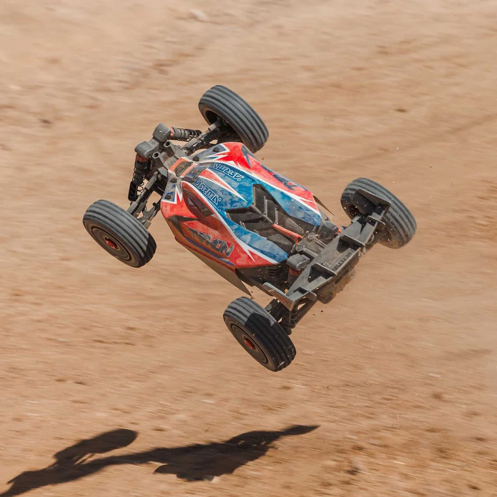 Arrma Typhon 223S DSC 4X4 BLX 1/8 RC Buggy RTR Red/Blue ARA4306V4T3 - Image 13