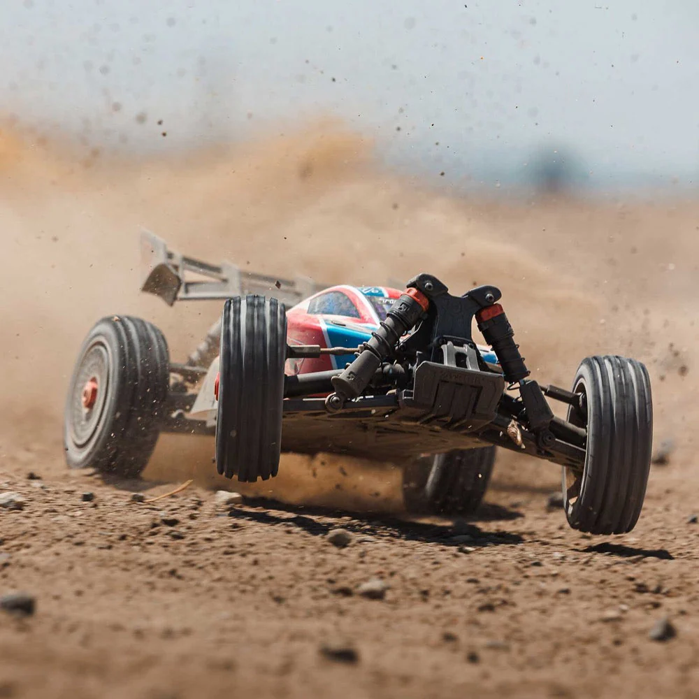Arrma Typhon 223S DSC 4X4 BLX 1/8 RC Buggy RTR Red/Blue ARA4306V4T3 - Image 15