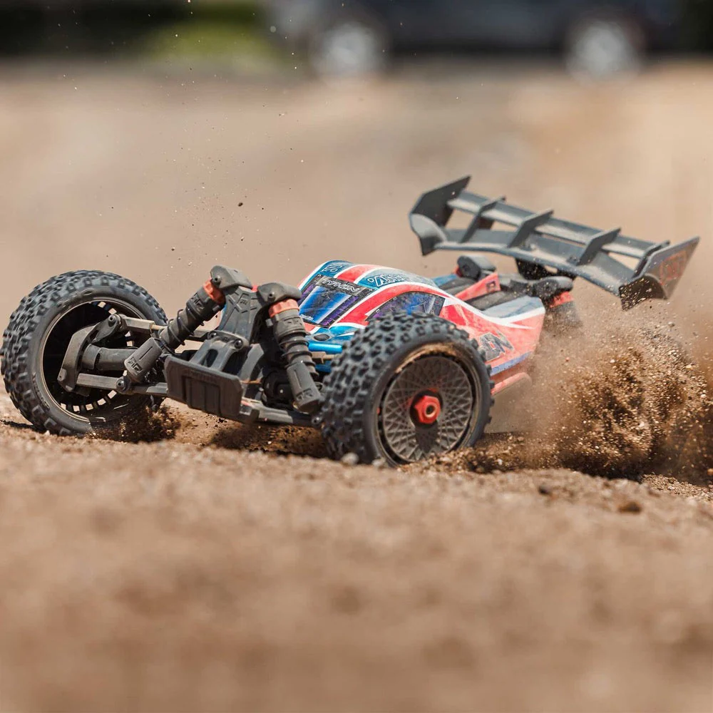 Arrma Typhon 223S DSC 4X4 BLX 1/8 RC Buggy RTR Red/Blue ARA4306V4T3 - Image 16