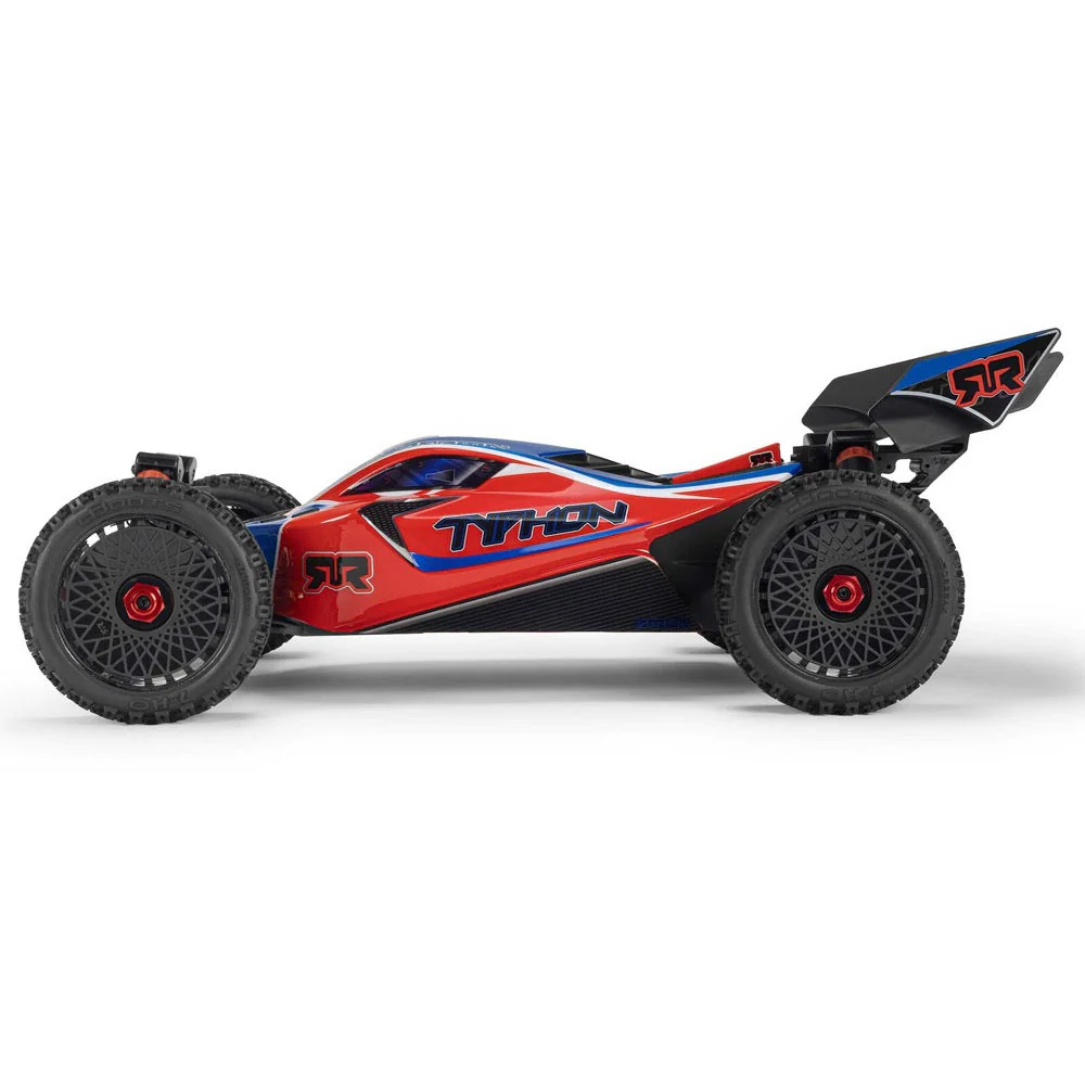 Arrma Typhon 223S DSC 4X4 BLX 1/8 RC Buggy RTR Red/Blue ARA4306V4T3 - Image 2