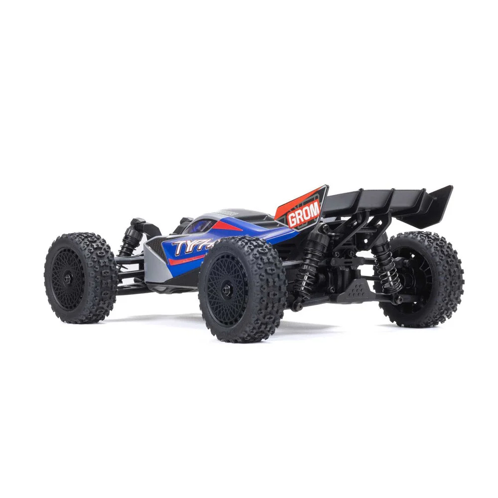 Arrma Typhon Grom 1/18 4x4 RC Buggy Blue ARA2106T1 - Image 7