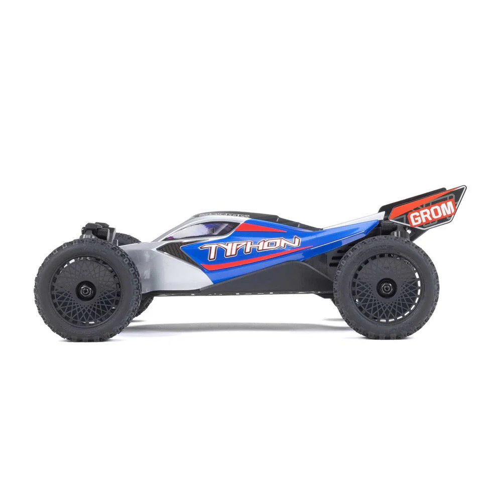 Arrma Typhon Grom 1/18 4x4 RC Buggy Blue ARA2106T1 - Image 8