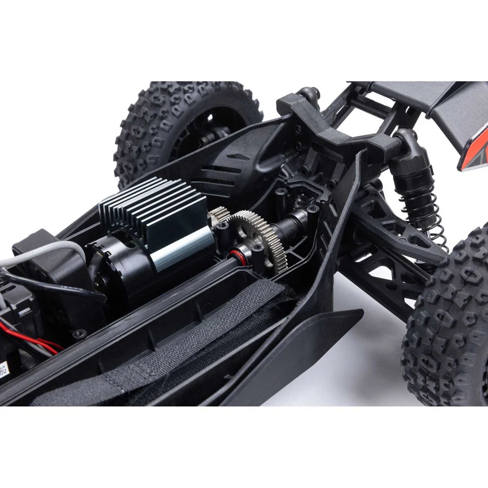 Arrma Typhon Grom 1/18 4x4 RC Buggy Red ARA2106T2 - Image 17