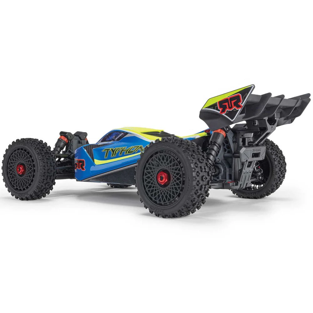 Arrma Typhon MEGA 665 4X4 1/8 Brushed RC Buggy (Blue) ARA4206V4T1 - Image 7