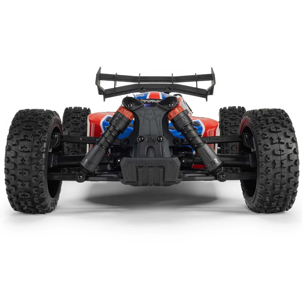 Arrma Typhon MEGA 665 4X4 1/8 Brushed RC Buggy (Red) ARA4206V4T3 - Image 3