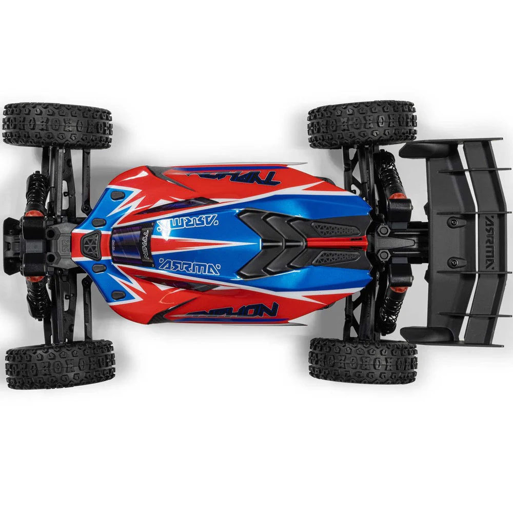 Arrma Typhon MEGA 665 4X4 1/8 Brushed RC Buggy (Red) ARA4206V4T3 - Image 5