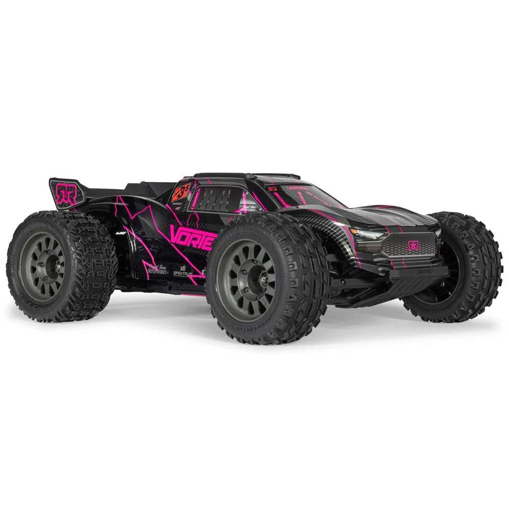 Arrma Vorteks 1/10 2wd 223S BLX Stadium Truck (Pink) ARA3505T3 - Image 9