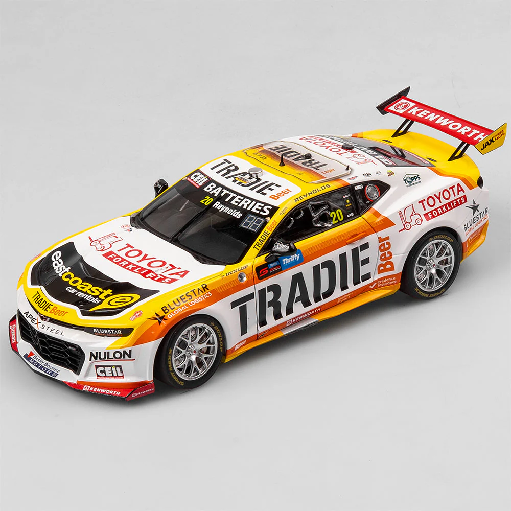 Authentic Collectables ACD18C24F 1/18 Tradie Beer Racing #20 Chevrolet Camaro ZL1 2024 Repco Supercars Championship Season David Reynolds - Image 3