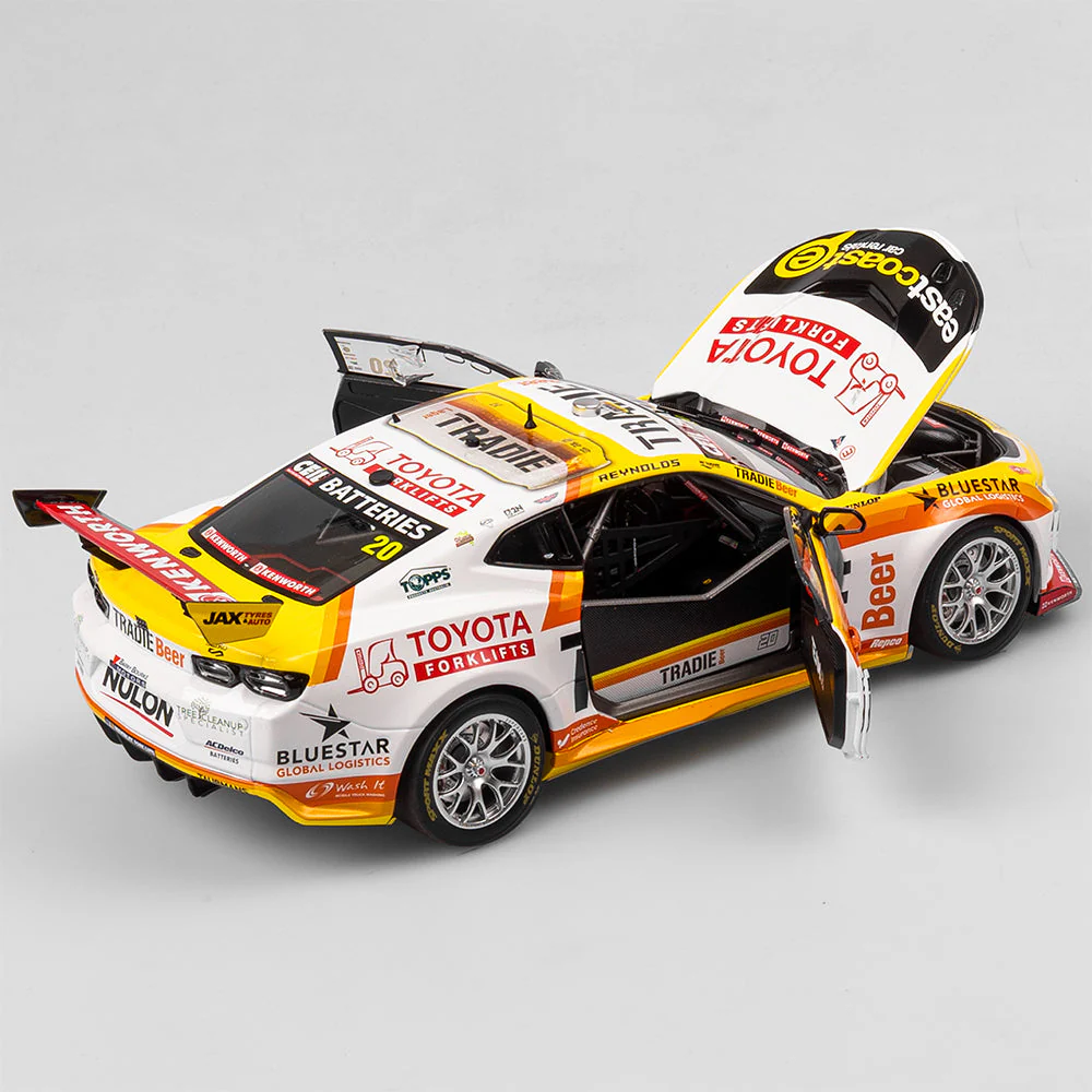 Authentic Collectables ACD18C24F 1/18 Tradie Beer Racing #20 Chevrolet Camaro ZL1 2024 Repco Supercars Championship Season David Reynolds - Image 4