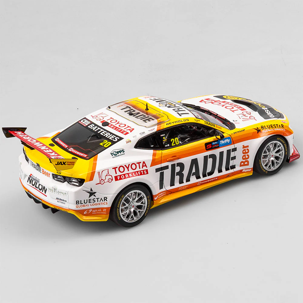 Authentic Collectables ACD18C24F 1/18 Tradie Beer Racing #20 Chevrolet Camaro ZL1 2024 Repco Supercars Championship Season David Reynolds - Image 5