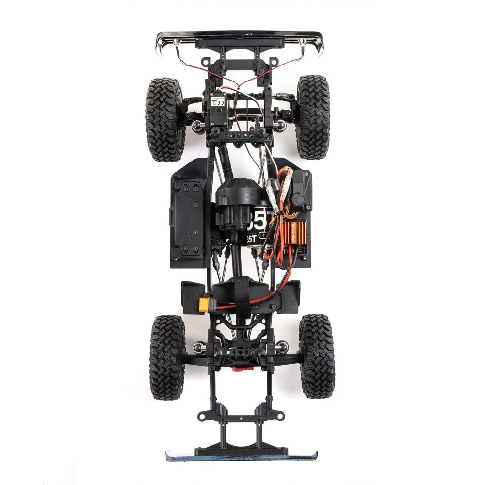 Axial 1/10 SCX10 III Base Camp 82 Chevy K10 RC Rock Crawler Blue AXI03030T1 - Image 12