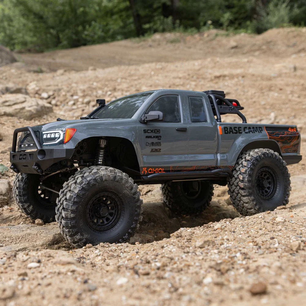 Axial 1/10 SCX10 III Base Camp V2 RC Rock Crawler (Grey) AXI-1375T2 - Image 19