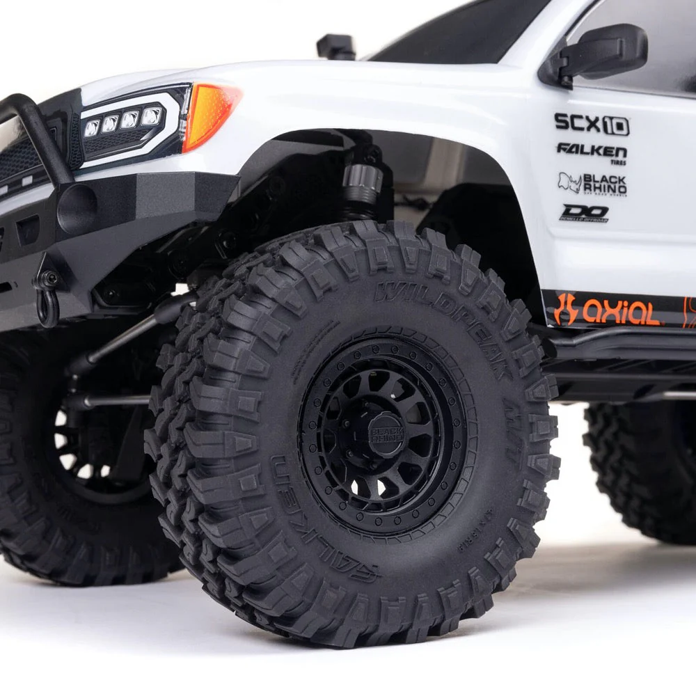 Axial 1/10 SCX10 III Base Camp V2 RC Rock Crawler (White) AXI-1375T1 - Image 6