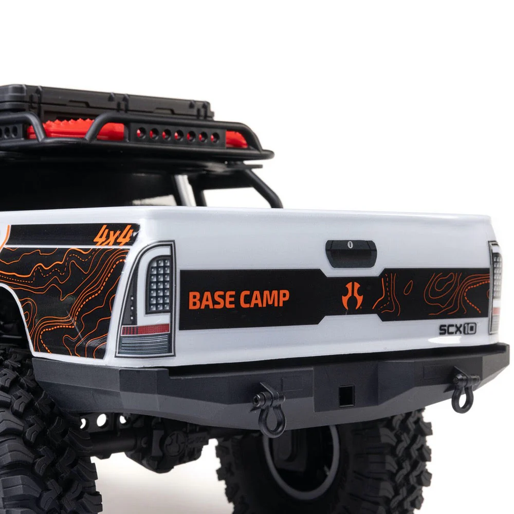 Axial 1/10 SCX10 III Base Camp V2 RC Rock Crawler (White) AXI-1375T1 - Image 8