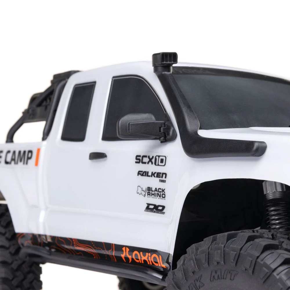 Axial 1/10 SCX10 III Base Camp V2 RC Rock Crawler (White) AXI-1375T1 - Image 9