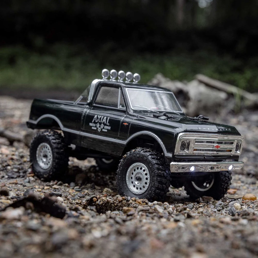 Axial 1/24 1967 Chevrolet C10 Truck RC Crawler (Black) AXI00001V2T4 - Image 14