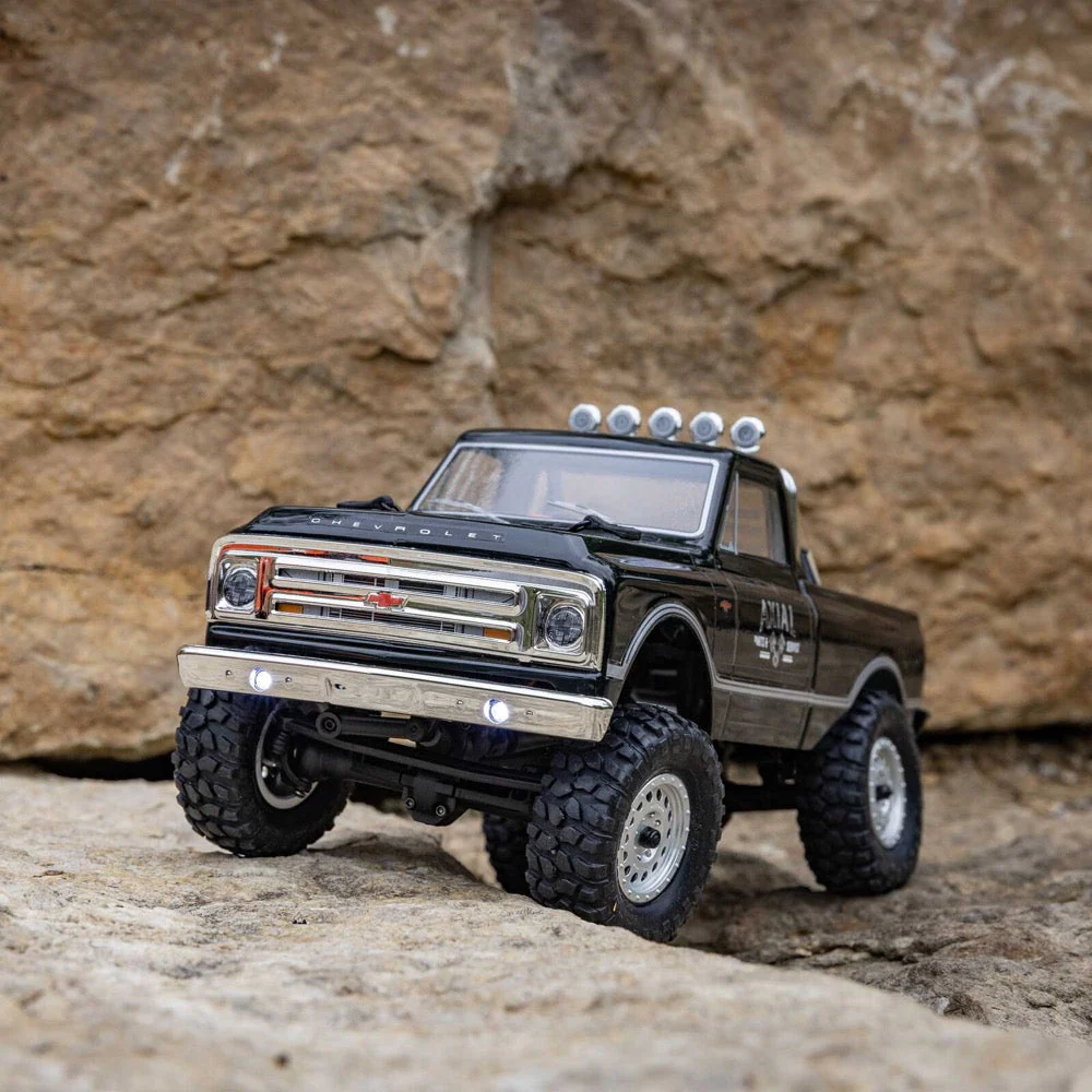 Axial 1/24 1967 Chevrolet C10 Truck RC Crawler (Black) AXI00001V2T4 - Image 16