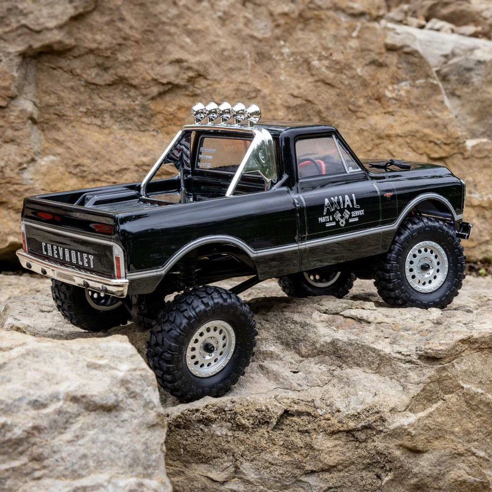Axial 1/24 1967 Chevrolet C10 Truck RC Crawler (Black) AXI00001V2T4 - Image 17