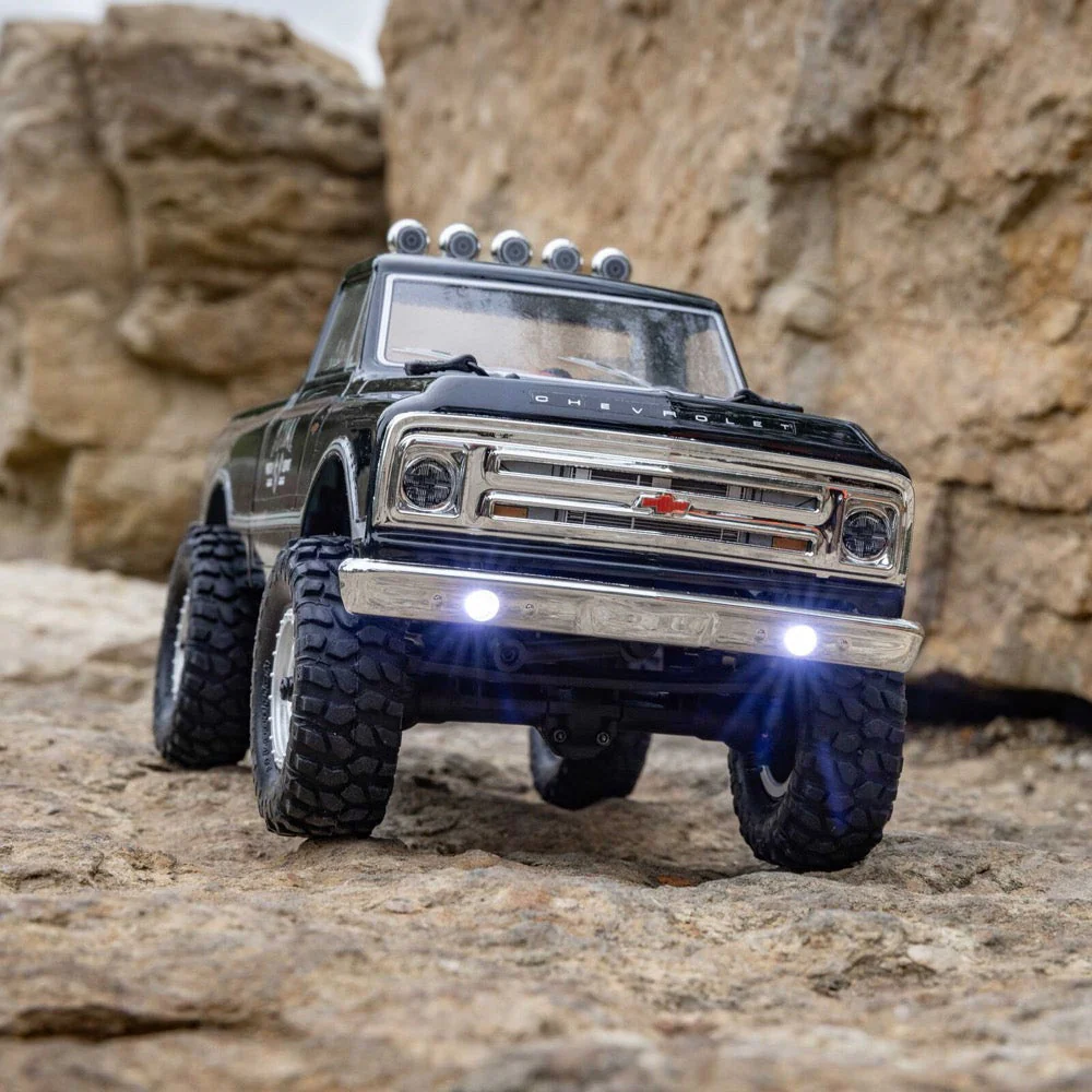 Axial 1/24 1967 Chevrolet C10 Truck RC Crawler (Black) AXI00001V2T4 - Image 19