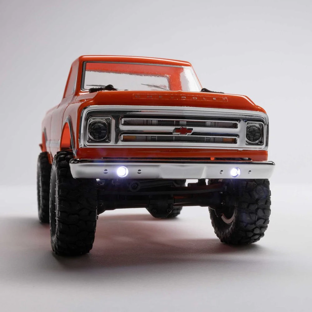 Axial 1/24 1967 Chevrolet C10 Truck RC Crawler (Orange) AXI00001V2T3 - Image 11
